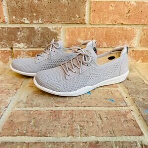 Skechers Newbury Low Women's Light Gray Canvas Casually Sneakers Shoes Size 6.5